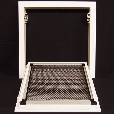 24" X 12" Aluminum Return Filter Grille with Easy Push Self Lock & Re-Useable Mesh Filter - Return Air HVAC Vent Duct [Outer Dimensions: 25.2w X 13.2h