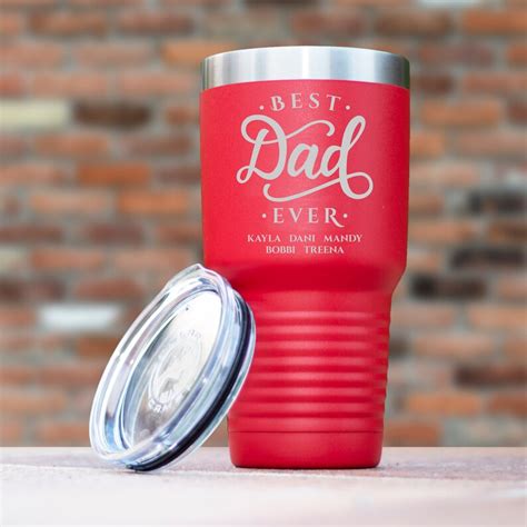 Best Ever Dad Tumbler 30oz Dark Blue Car Guys. Ideal birthday or Father's Day present for Dad from Daughter or Son. Best Ever Dad Gifts by Cahermore Collections.