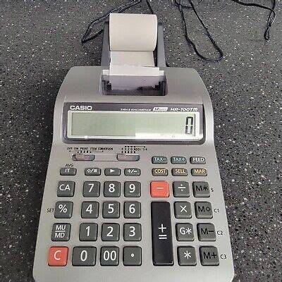 Casio Inc. HR-100TM mini desktop printing Calculator,Multicolor