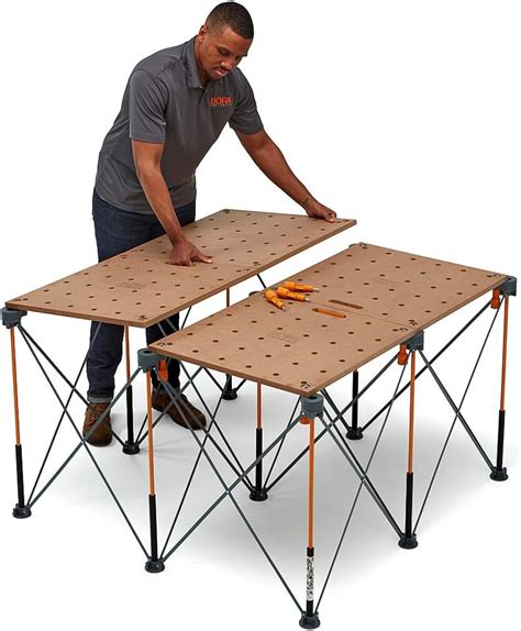 Centipede Tool K100 6 Strut Expandable 2' X 4' Portable Sawhorse and Work System Kit