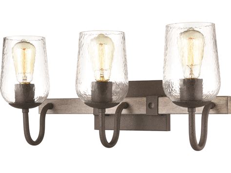 Elk Lighting 15372/3 Vanity Light, Vintage Rust, Colonial Maple