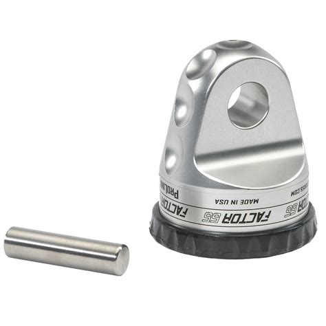 New Deal Factor 55 PROLINK Winch Shackle Mount - Silver
