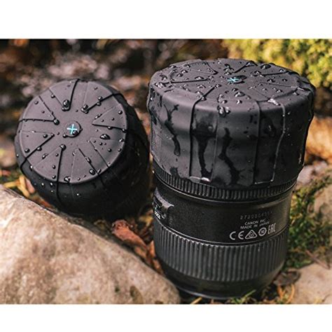 KUVRD - Universal Lens Cap, Version 1 - Fits 99% DSLR Lenses, Element Proof, Lifetime Coverage, 6-Pack