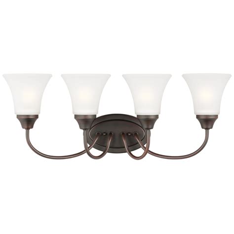 Get Discount Offer Sea Gull Lighting 44808-782 Holman Four Light Wall / Bath, Heirloom Bronze Finish