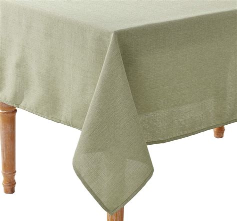 Violet Linen Euro Linen Vintage Design Oblong/Rectangle Tablecloth 54" x 72" Cranberry