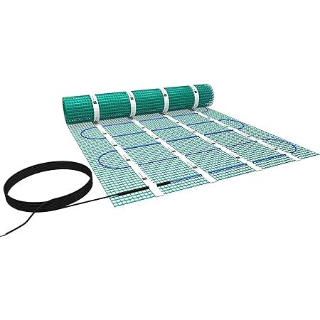 Limited Stock WarmlyYours TempZone Electric Floor Heating Mat, 24 sq. ft. (3' x 8'), Green
