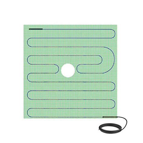 Limited Stock WarmlyYours TempZone Electric Floor Heating Mat, 24 sq. ft. (3' x 8'), Green