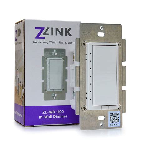 ZLINK Z-Wave Plus Smart Light Dimmer with S2 and SmartStart, Amazon Alexa Ready - ZL-WD-100