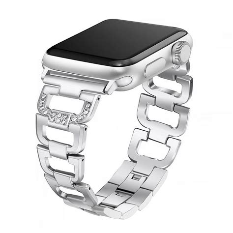 One-Day Sale: Up to 40% Off ZOOZOOT Crystal Smartwatch Band Compatiable for Apple Watch Band 38mm 40mm, Bling Shiny Glitter Crystal Charm Bracelet Watchband Wristband Replacement Strap for Series SE/6/5/4/3/2/1