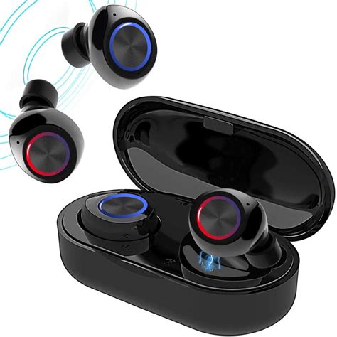 iyesku Wireless Earbuds, True Wireless Earbuds Headphones in-Ear Earphones Earpiece Headset with Mic and Charging Case HiFi Stereo Sound Deep Bass 24H Playtime